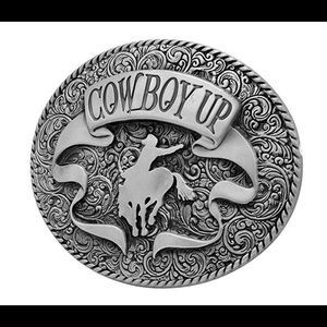 Cowboy Up Belt buckle